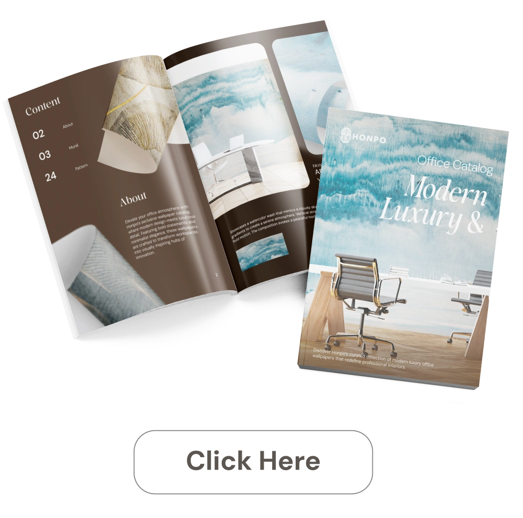 Find more inspiration about office wallpaper design here